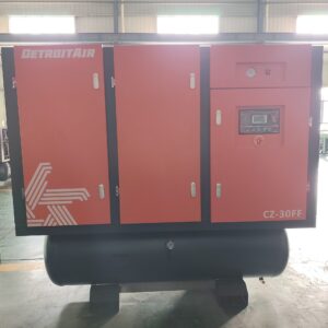 22kW Screw Air Compressor complete with Dryer and Tank